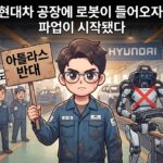 현대차 공장에 로봇이 들어오자, 파업이 시작됐다