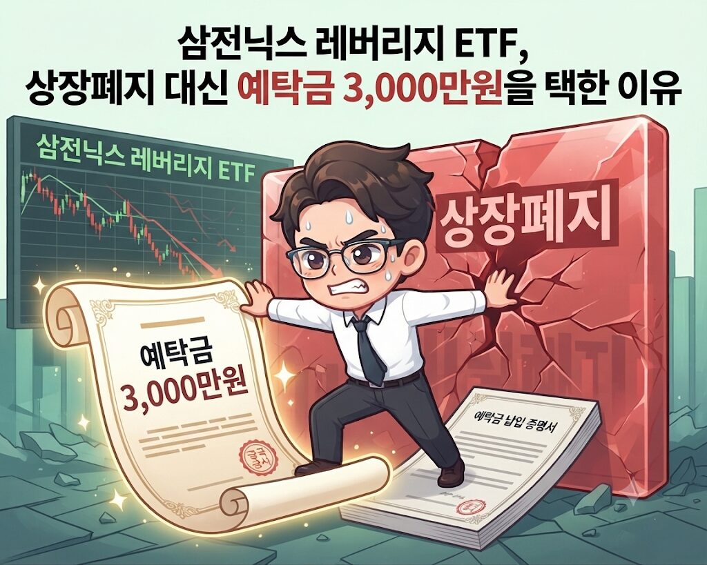 삼전닉스 레버리지 ETF, 상장폐지 대신 예탁금 3000만원을 택한 이유