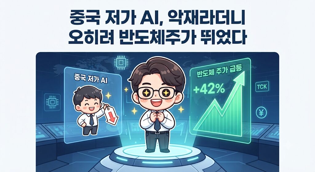 중국 저가 AI, 악재라더니 오히려 반도체주가 뛰었다